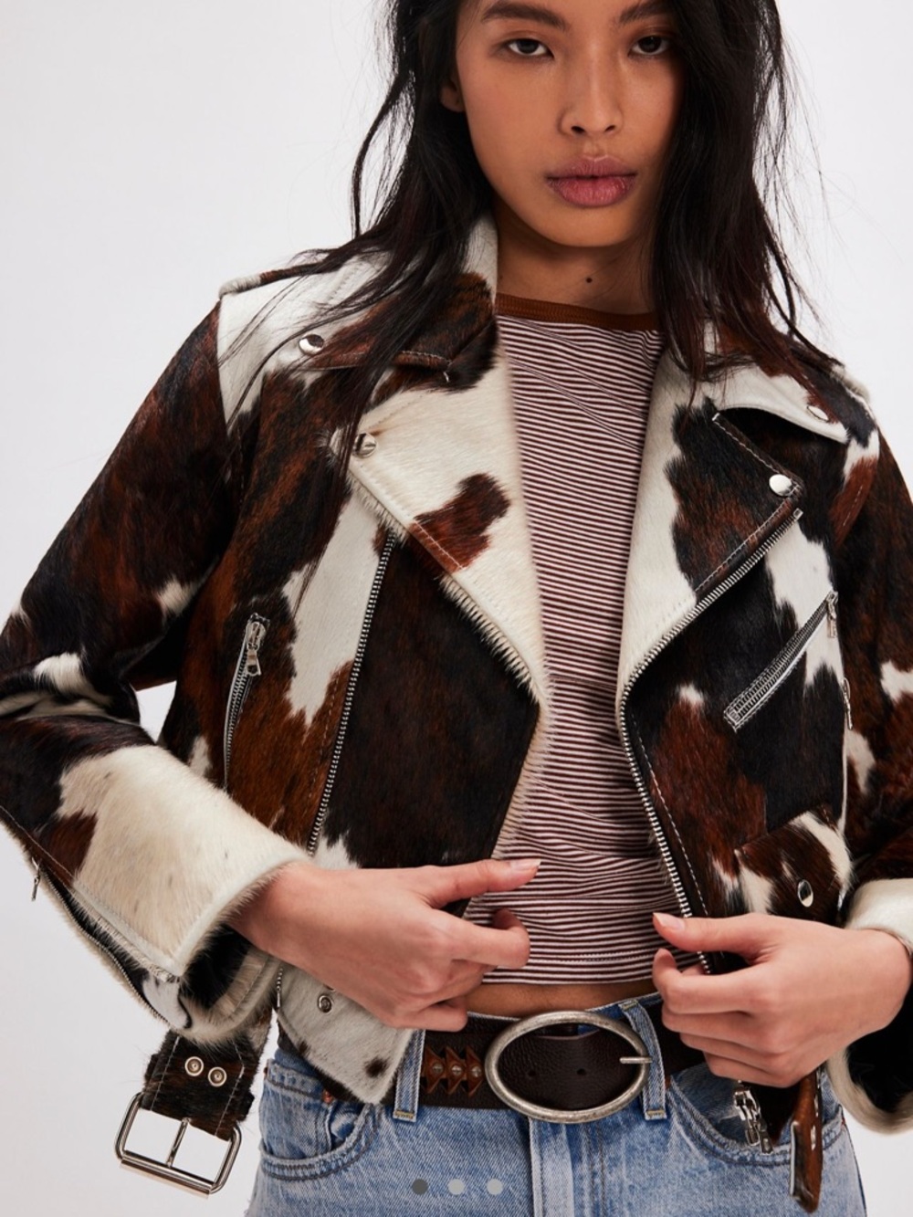 Genuine Cowhide Moto Jacket FP x BTN
